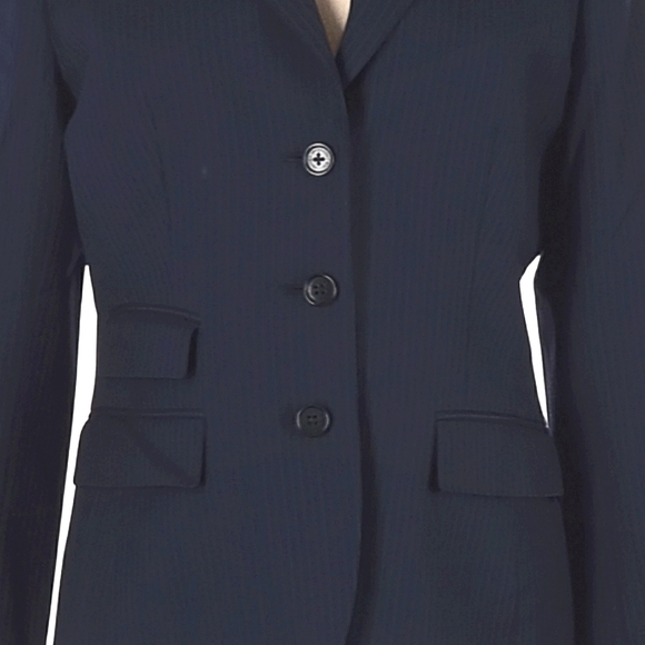 Brooks Brothers Blazer Size 6 Dark Blue Three Button Front Office Career Wear - Picture 5 of 6